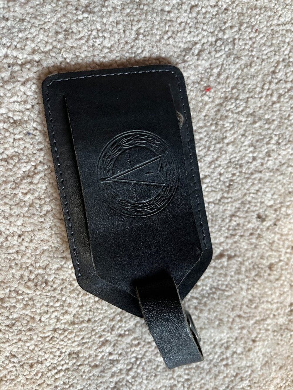 Vintage Pontiac Masters Luggage Tag (RARE)